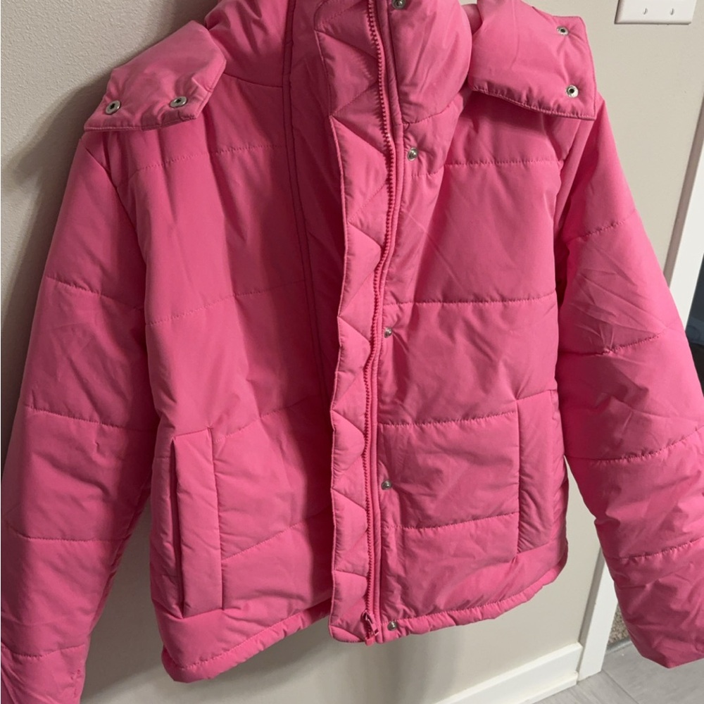 Women’s Pink Puffer Coat